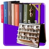 Playbook Board Game,3D Printed Hangman Game,Playbook'd Portable Books Design Board Games for Family Party,Travel Games (Hangman Game)