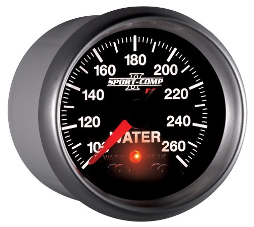 Auto Meter 3654 2-1/16" 100- 260 Degree F Full Sweep Electric Water Temperature Gauge #TOP5