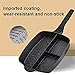 SLCHJXS 3-in- 1 Non Stick Frying pan Crepe Maker pan Cooking Wok Pot cookware Breakfast Egg pan Skillet Kitchen Utensils (Color : C) (A)