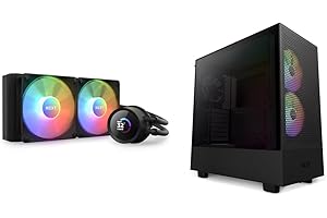 NZXT 210 RGB Gaming Case and Kraken 240 RGB 240mm Liquid Cooler