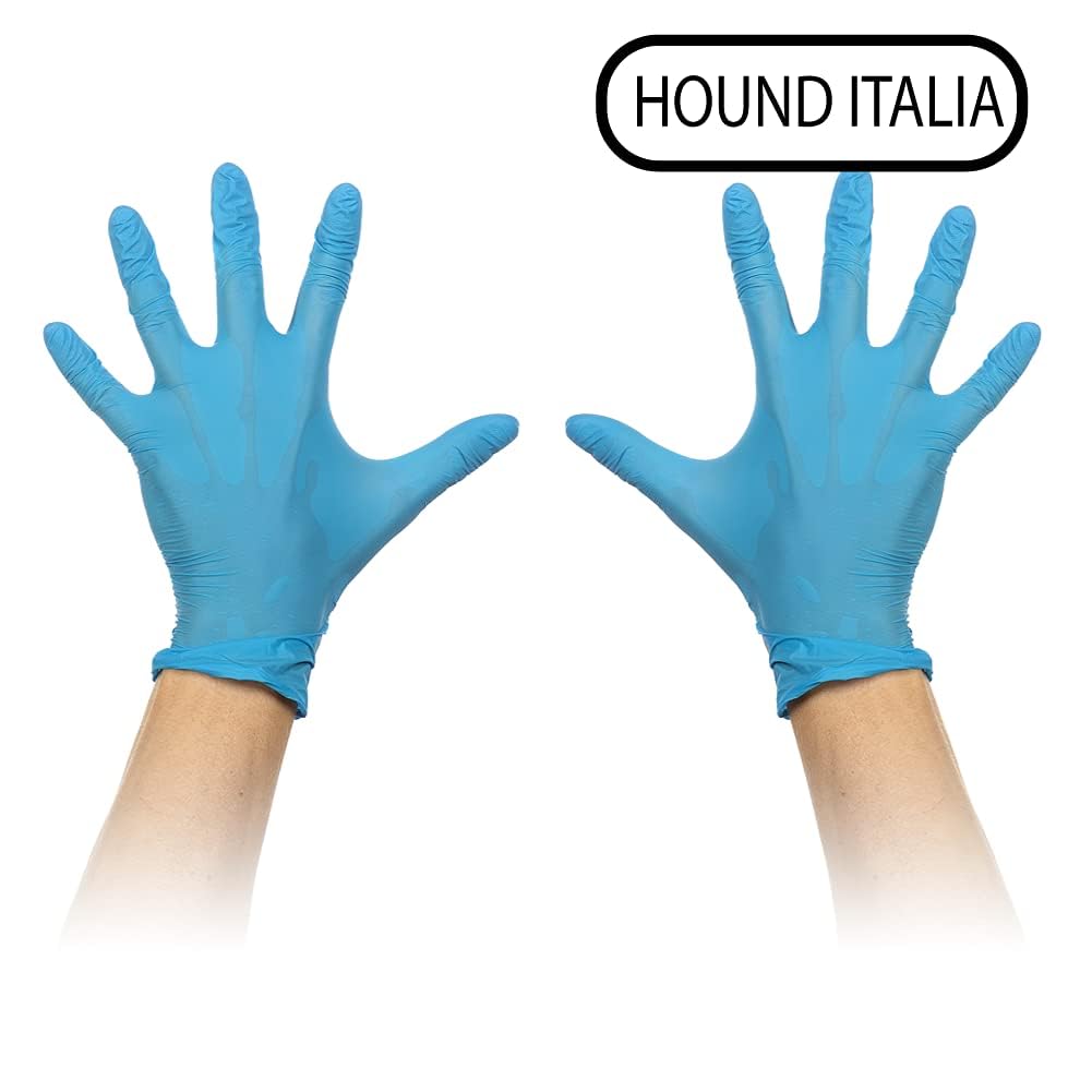 Intco Einweg-Handschuhe Nitril, Blau staubfrei, beidseitig verwendbar, geeignet für medizinische Bereiche, Lebensmittelhandhabung, 100 Stück (1000, XL) Gewerbe, Industrie & Wissenschaft