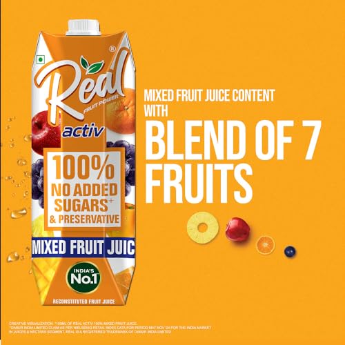 Image of Real Activ Mixed Fruit Juice - 1l