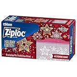 Ziploc Seal Top Bags Limited Holiday Edition 48 Quart Storage Bags