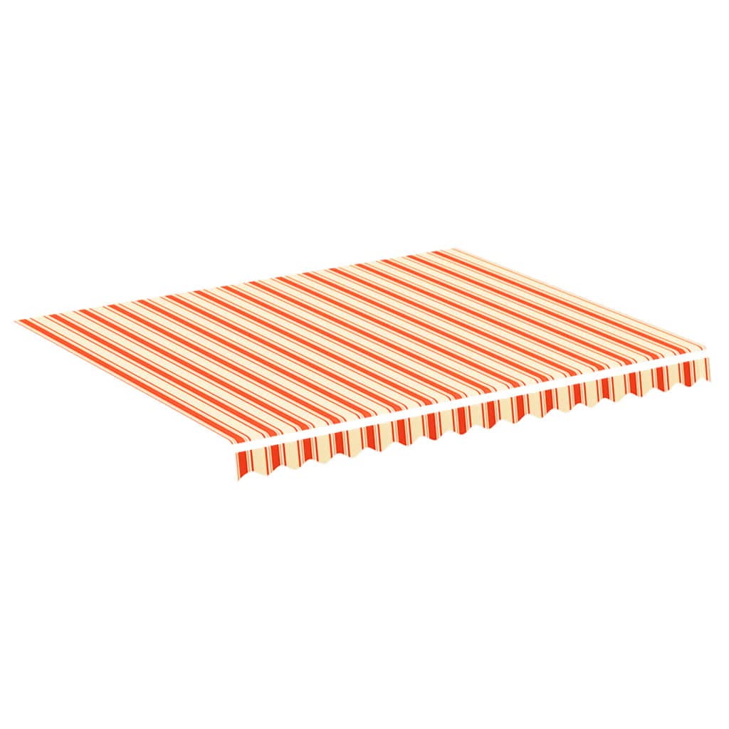 vidaXL Tessuto di Ricambio per Tenda da Sole Giallo e Arancio 3x2,5 m