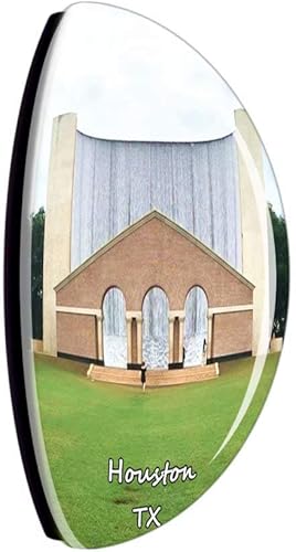 Miniatura 2 de Imán de nevera Houston Water Wall Texas USA TX Travel Souvenir Collection para regalo, decoración del hogar, oficina, pizarra blanca