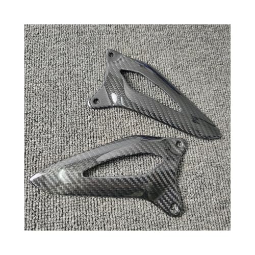 Plaques talon carbone pour repose pied moto Speed Triple 1200