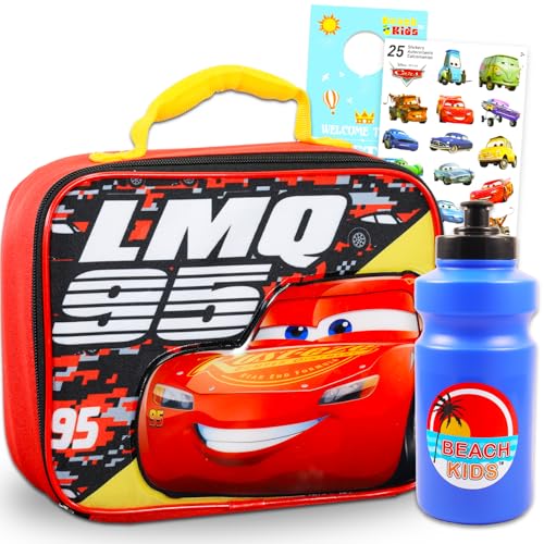 Flash McQueen lunch box isotherme Disney Cars avec gourde intégrée