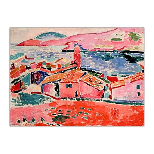 Heminredning Konst Väggbilder Fro Vardagsrum Poster Print Kanvasmålningar Franska Henri Matisse Duk (30x40cm) 12"X16" Ramlös