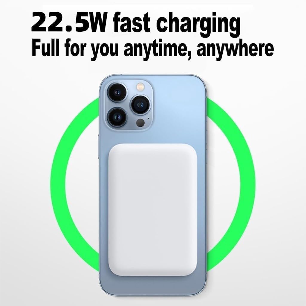 Anker Cargador Portátil Nano Para IPhone, Con Conector Lightning Certificado MFi Integrado, Batería Externa De 5,000 MAh 12 W, Compatible Con IPhone 14/13/12 Series (azul