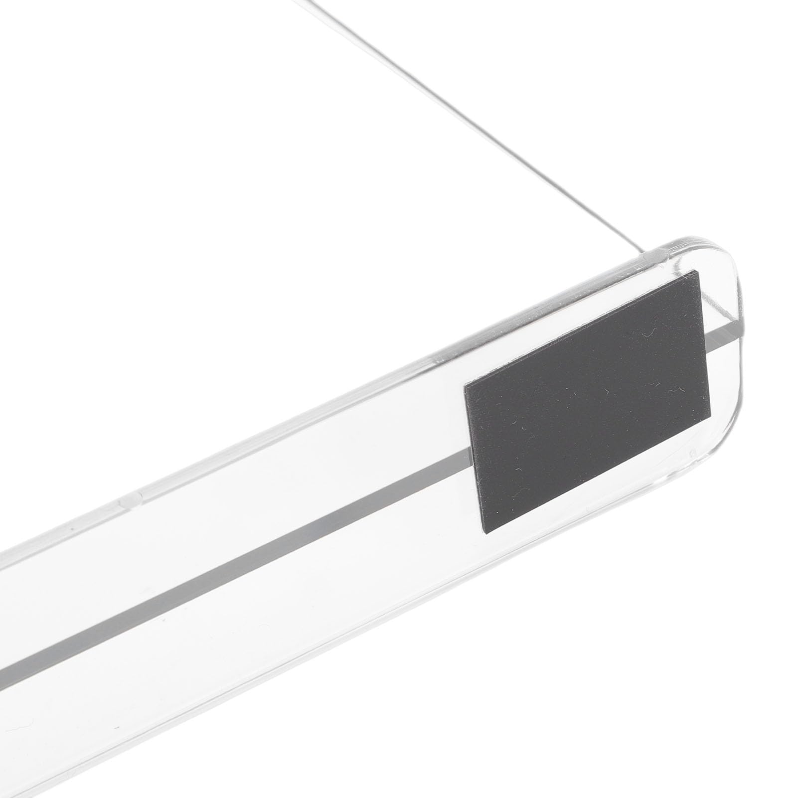 Divisor de Estante de Armario Transparente Pet con Construcción Transparente Resistente para Organizar Armario, Estantes para Libros, Almacenamiento de Bolsos