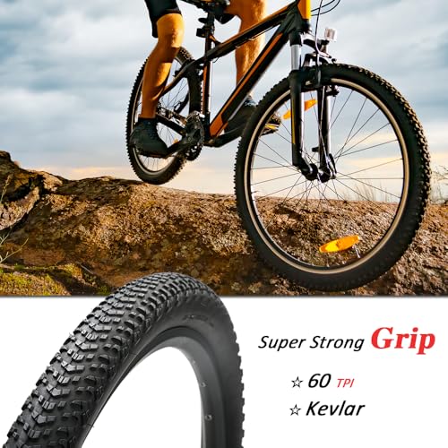 26/27.5/29×2.10 inch Mountain Bike Tire Set 2 Pack