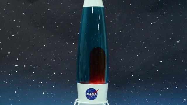 Fizz Creations NASA Inspired Rocket Lamp. Matte-Finish Space Decor