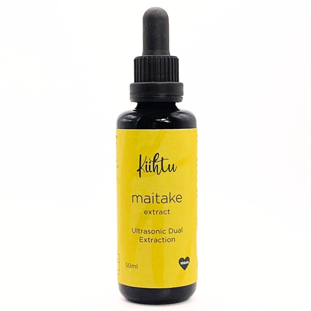Maitake Liquid Extract Tincture - 50ml | High Strength 2000mg per Serving, Premium Mushroom Tincture Drops | Highest Bioavailability & Absorbency | UK