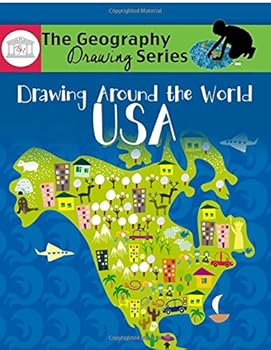 Paperback Drawing Around the World USA Book