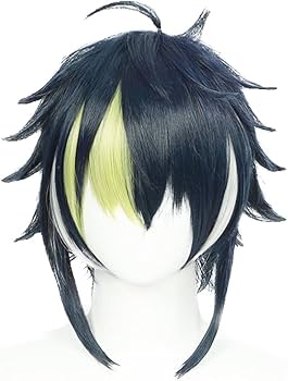 Amazon.co.jp: コスプレウィッグ 伊波ライ ネイビー 耐熱 ウィッグ