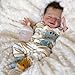 Tvqbxp Reborn Baby Doll Boy, Realistic Newborn Baby Doll Vinyl Silicone Full Body, 18 Inch Lifelike Sleeping Doll,Real Life Baby Dolls Gift for Kids Age 3