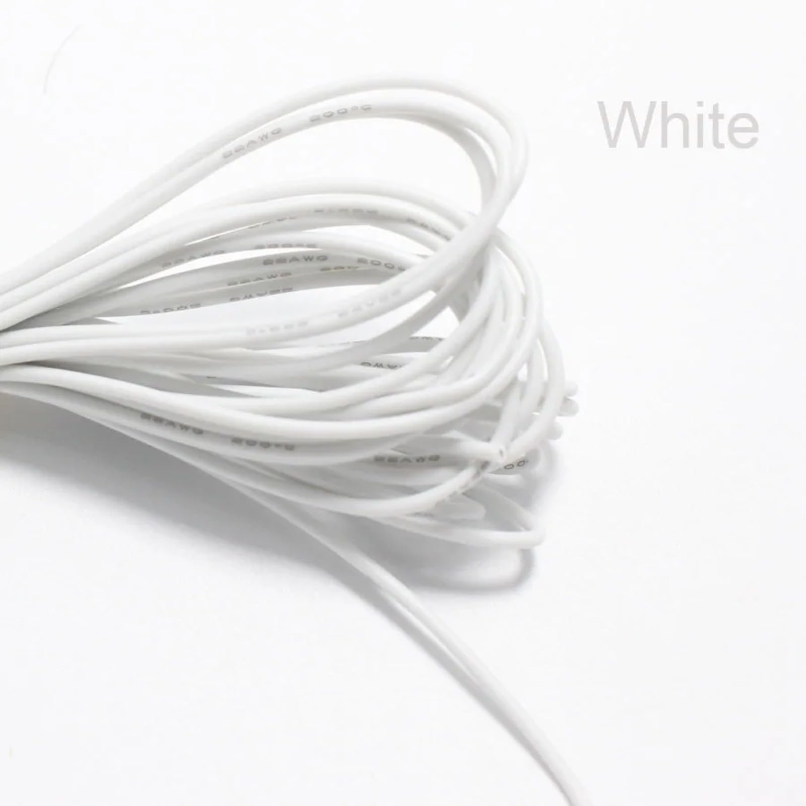 Cables eléctricos de 10 metros, 30 AWG, 28 AWG, 26 AWG, 24 AWG, 22 AWG, 20 AWG, 18 AWG, 16 AWG, de silicona ultra flexible