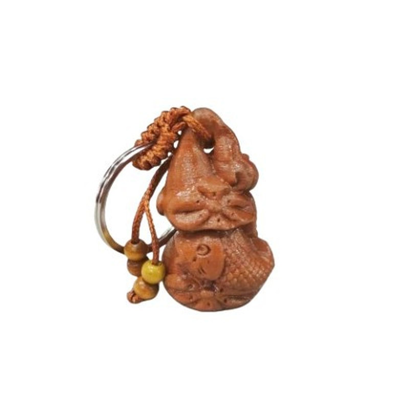 NBKLSWSUI Keychain Statue For Living Room Decor Handmade Vintage Wood Sculpture Ornament Bedroom Office Feng Shui Accent
