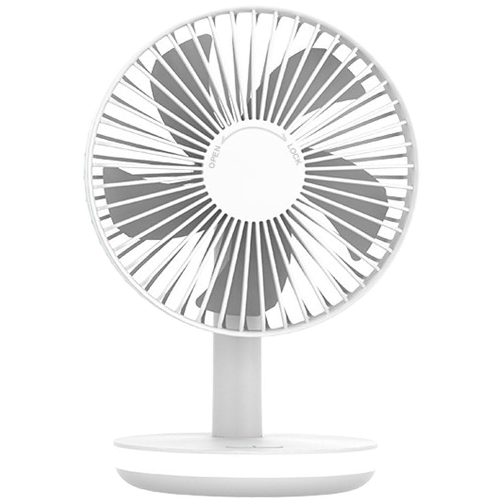 Ventilateur de table de bureau portable rechargeable pour stopper la chaleur au travail