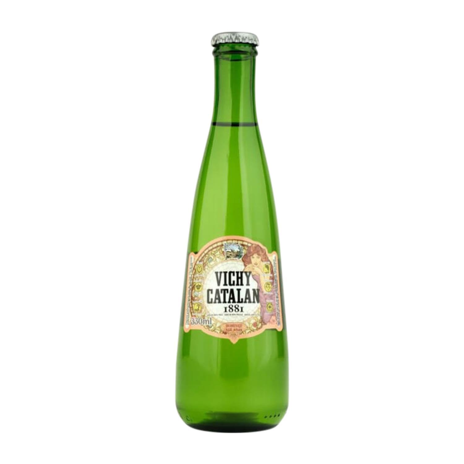Agua Caja de 20 unidades Vichy Catalan 1881 Vidrio Botellín Tercio 33 cl