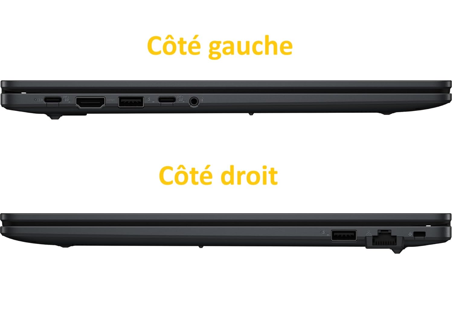 ASUS PC Portable Ordinateur 15,6" FHD IPS - Ryzen 7 7735HS, 24Go DDR5, SSD 1To NVMe, WiFi 6E, RJ45, Clavier FR AZERTY, Rétroéclairé, Empreinte Digitale, Windows 11 Pro, Prêt à l'emploi, Webcam FHD