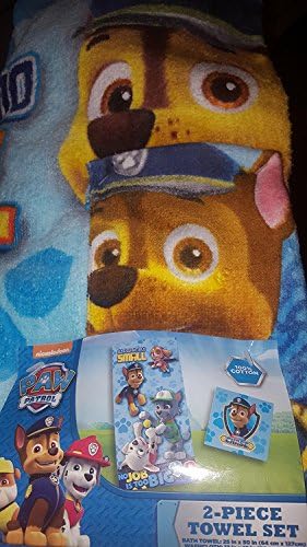 2 Piece Towel Set Paw Patrol