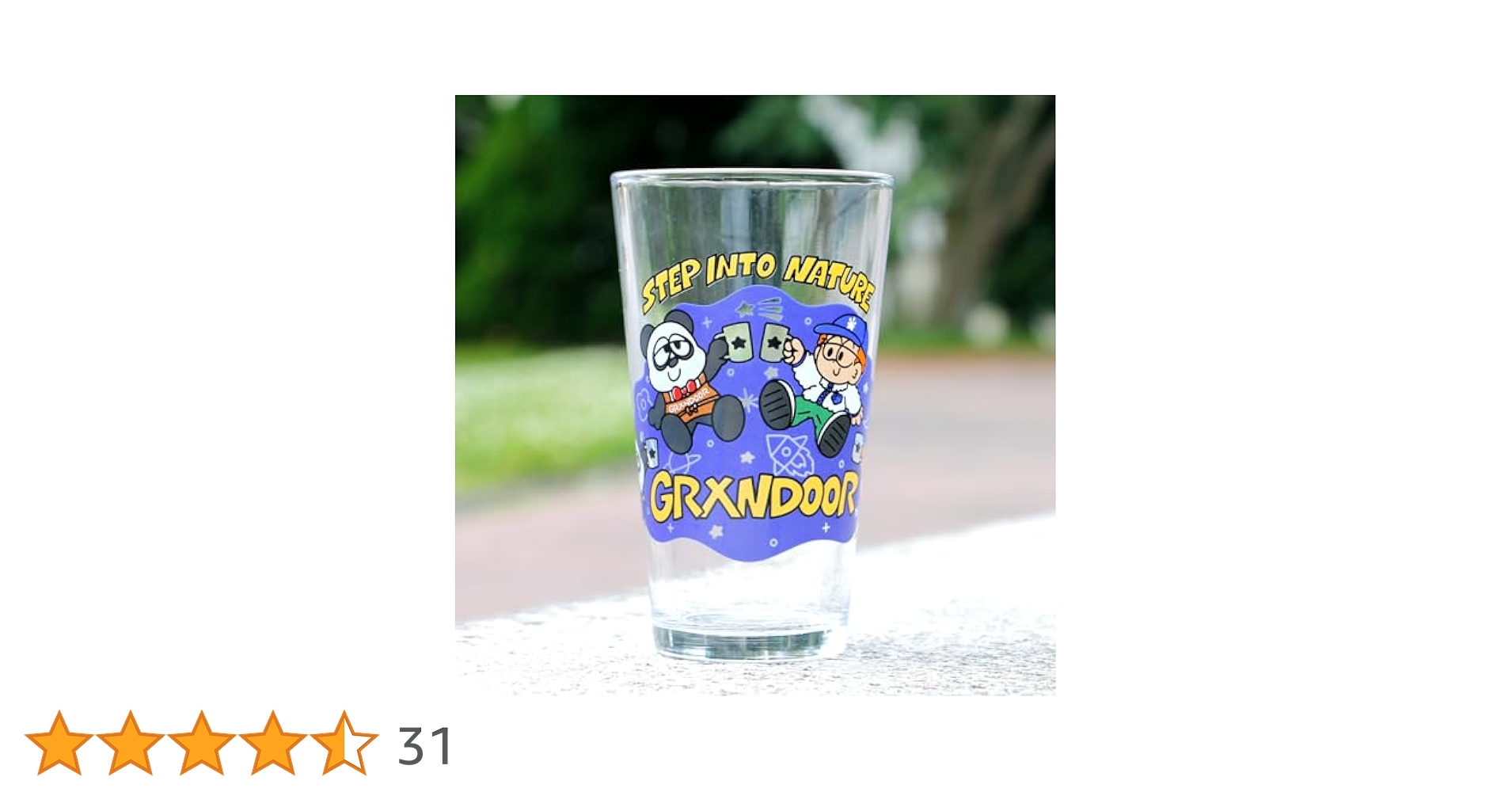 Amazon.co.jp: GRANDOOR パイントグラス 480ml 大口径 極厚