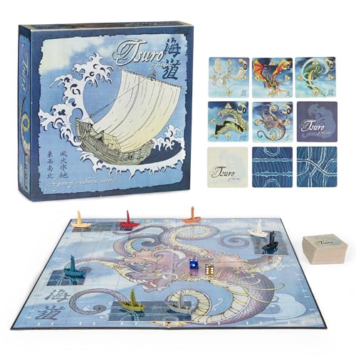Tsuro of the Seas juego de mesa para 2-8 jugadores miniatura 1