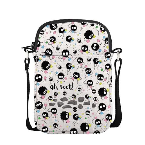 POFULL Anime Inspired Gift Anime Lover Crossbody Bag