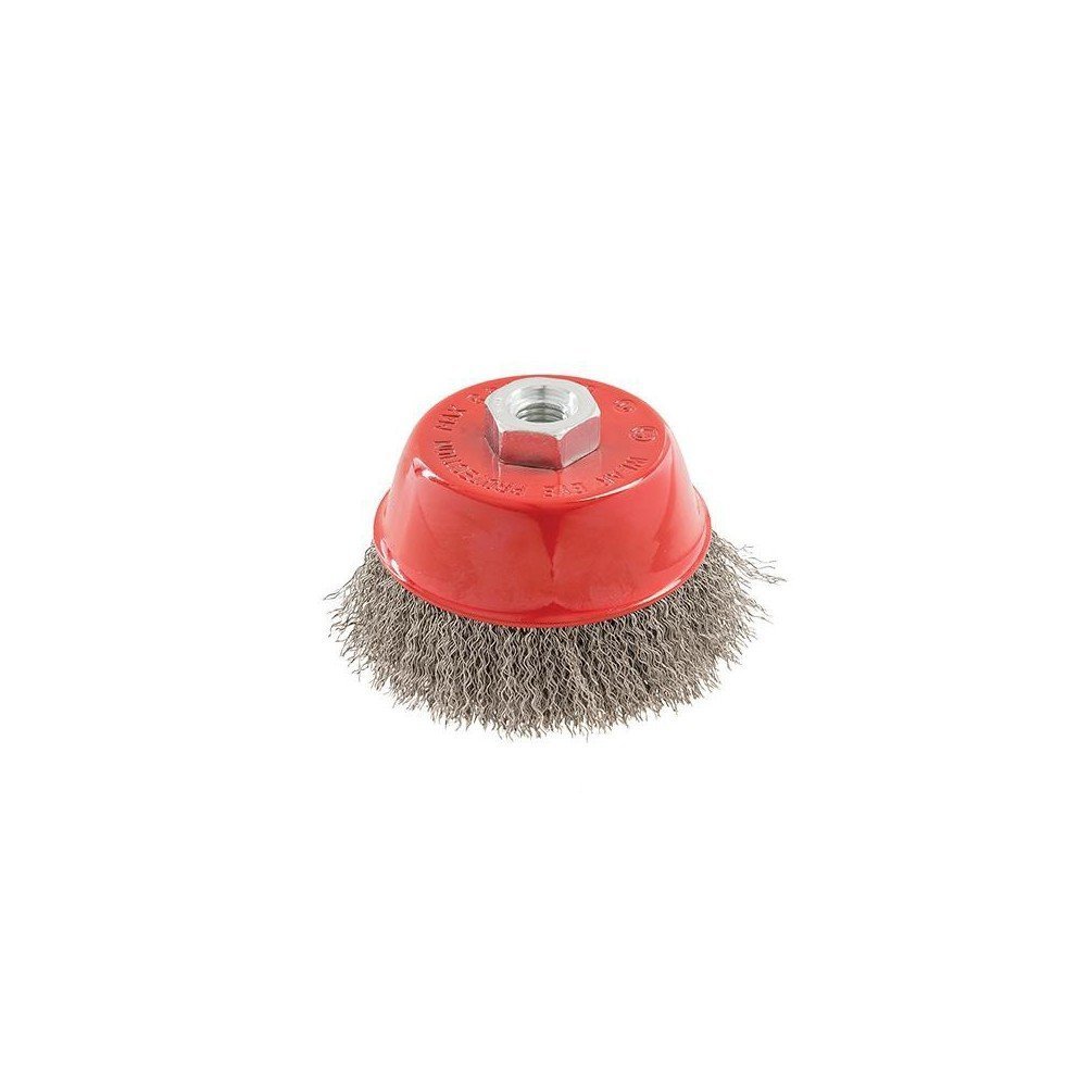 Silverline 347429 Stainless Steel Crimp Cup 100 mm