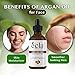 Ecla 100% Pure Moroccan Oil Organic & Unscented - 4oz Cold-Pressed Argan Oil Hair & Skin Care - Nourishing Argan Oil for Face - USDA-Certified Argan Oil Pure Natural Moisturizer