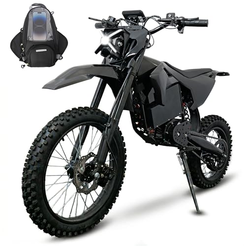 LIFEMAGIC 5500W Electric Dirt Bike, 60V 30AH Off-Road Ebike with 17''/14'' Tires, Mid-Drive Motor...