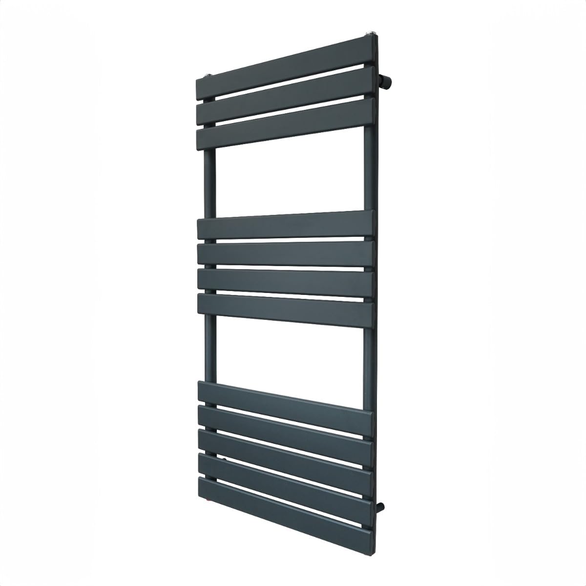 Monstershop Unisex Grey Flat Panel Towel Radiator – 1200Mm X 600Mm – Anthracite In