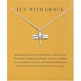 Baydurcan Dragonfly Gifts for Women Dragonfly Necklace Inspirational Gifts for Women (dragonfly)