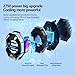 Phone Cooler for Gaming, 27W iPhone Cooling Fan with RGB LED Semiconductor Heatsink Cooling Case Enfriador para Celular, for iPhone/Android Phone Gaming, Live Streaming, AI Smartphone Temperature