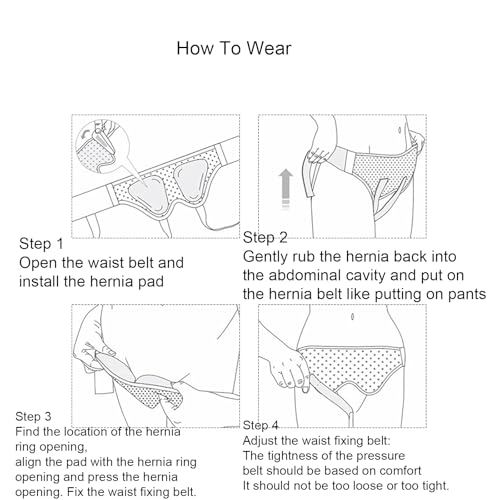 Faja para Hernia Masculina con Almohadillas Extraíbles miniatura 7