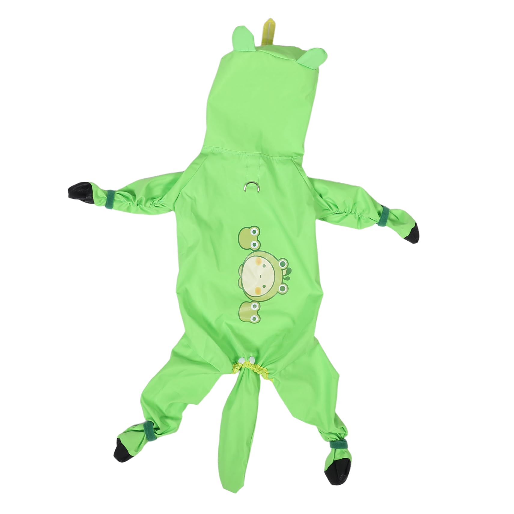 Milisten Medium Dog Raincoat Full Body Waterproof Jacket for Puppies and Small Dogs Adjustable Straps Soft Material Fashionable Pet Rainwear