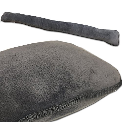 JEMIDI Burlete de microfibra de felpa, cortavientos, burlete para puerta, tope para...