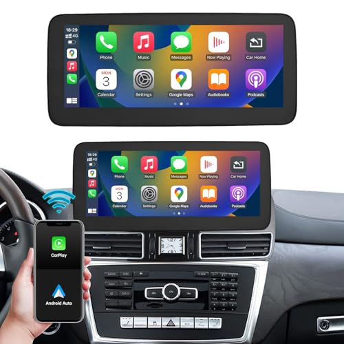 Autoradio tactile 12,3" Carplay sans fil pour voyager en Mercedes Benz ML GL W166