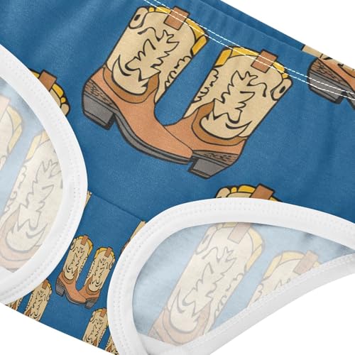 Cartoon Western Cowboy Boots Toddler Girls's Underwear 2T 202c11264