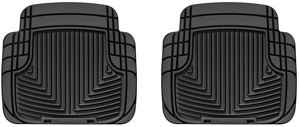 WeatherTech All-Weather Floor Mats for Acura TL, Allroad, Allroad Quattro - 2nd Row (W50), Black