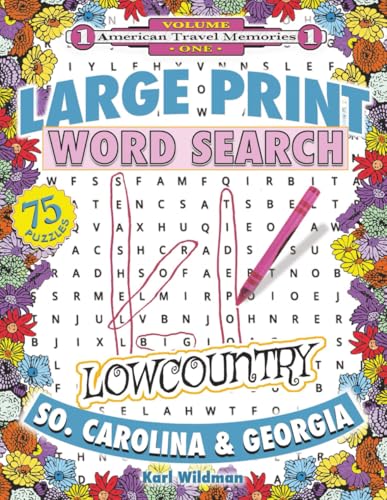 Lowcountry Large Print Word Search: So. Carolina & Georgia