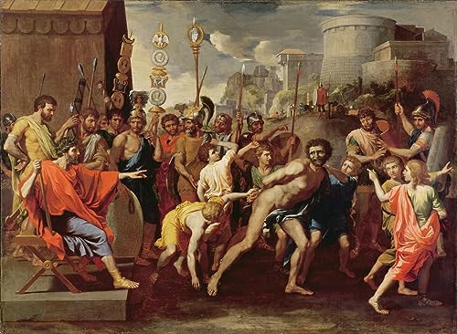 Cuadro en lienzo de Nicolas: pintura clásica para pared de dormitorio, salón u hogar (60x90cm)