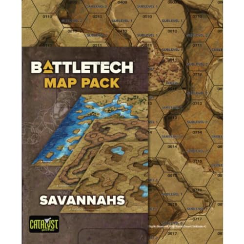 Battletech Map Pack Savannah juego de mesa de estrategia miniatura 1