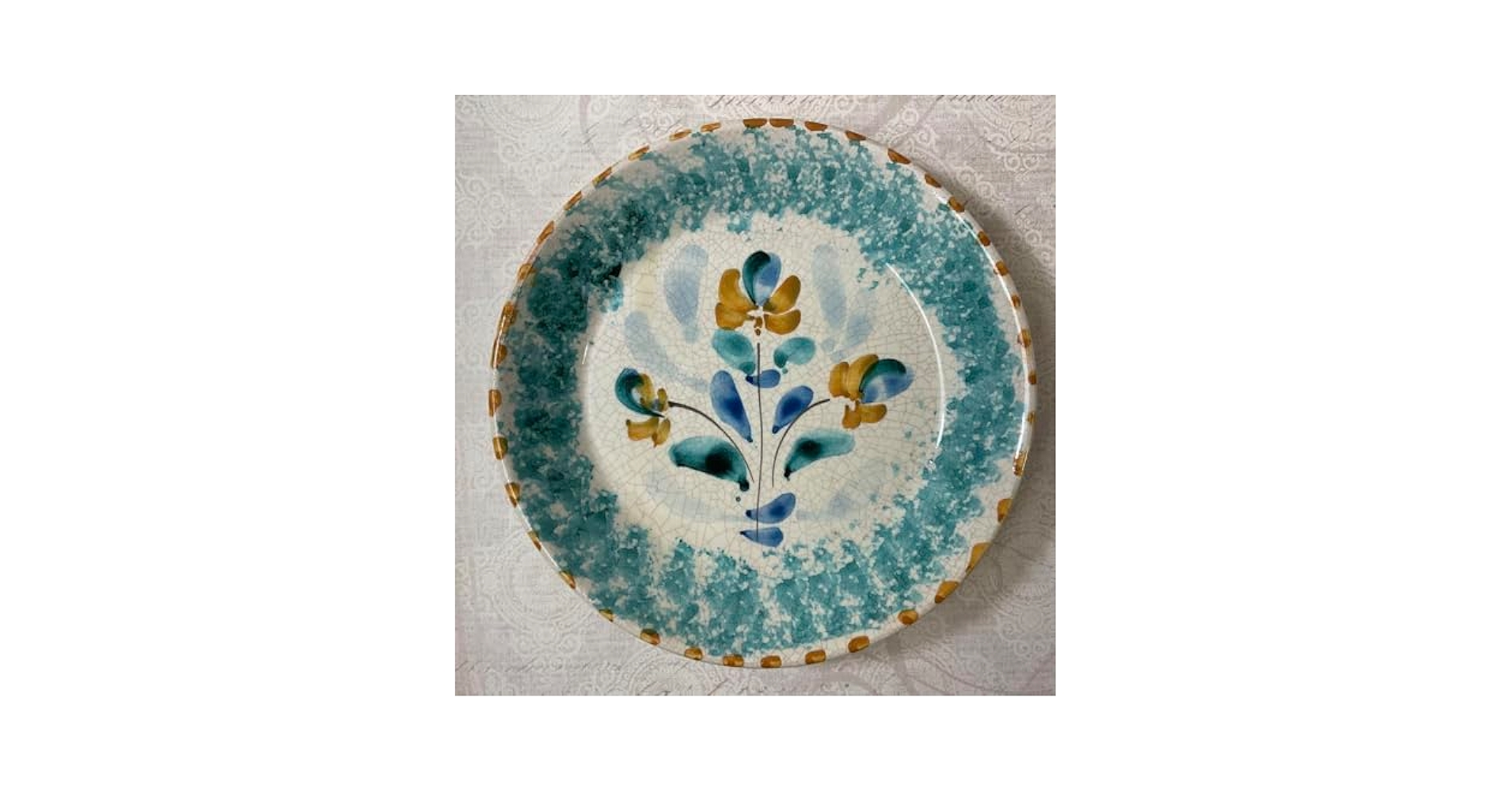 イタリア陶器　シシリア島タオルミナにて購入 イタリア シチリア島 タオルミーナ 古代ギリシャ エーゲ文明