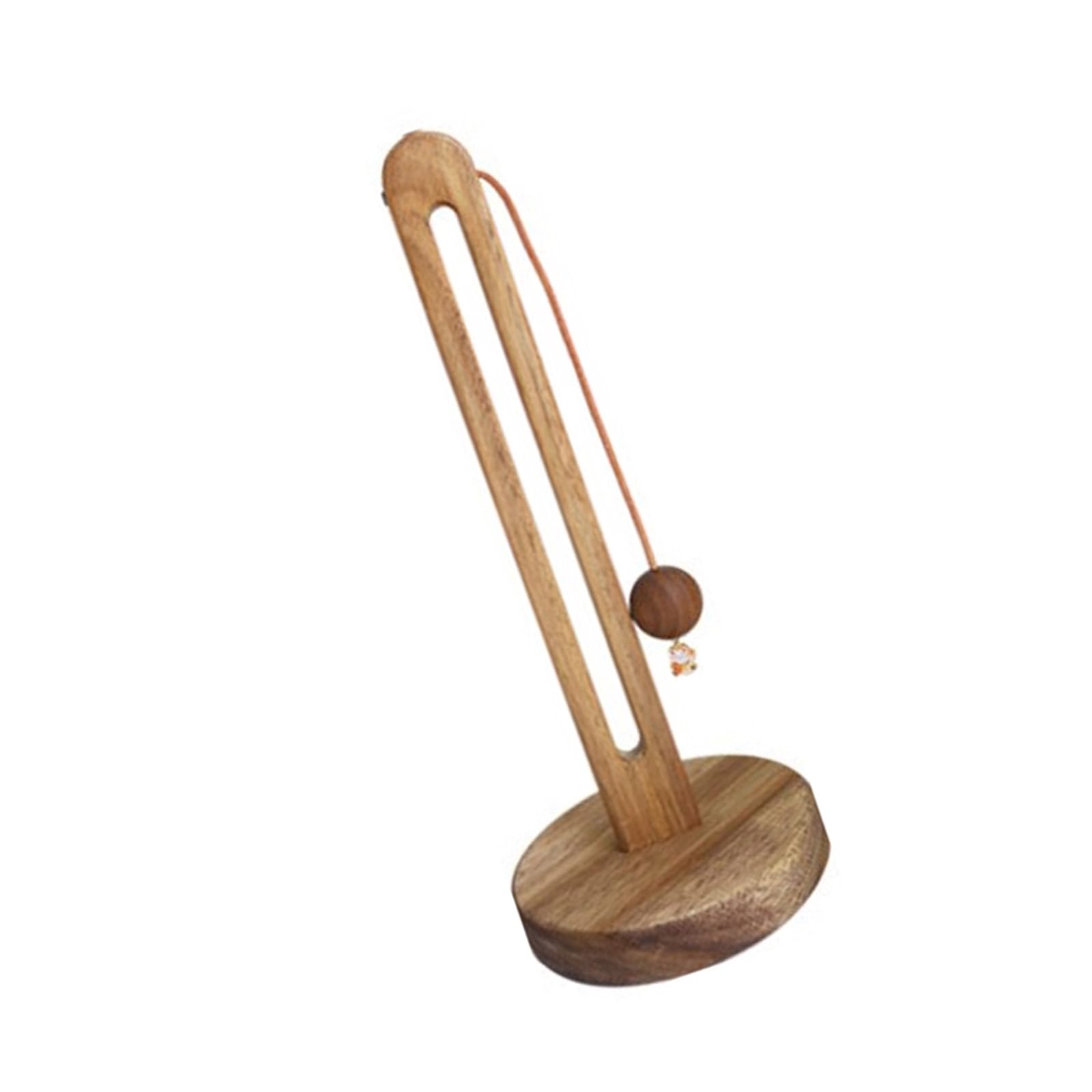 carotoe Portable Sturdy Wood Paper Roll Stand with Charm Lovely Animal Designs Decoration for Children ' s Room Organization Charm Tissue Dispenser