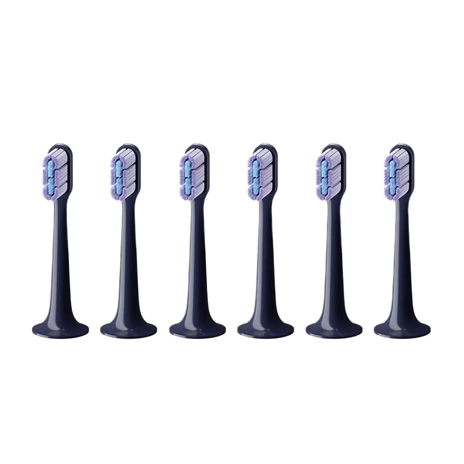 2/4/6 Piezas Cabezal de Cepillo de Dientes T700 Cepillo de Dientes eléctrico sónico Impermeable Suave Salud Reemplazo Cerdas Suaves(6 pcs)