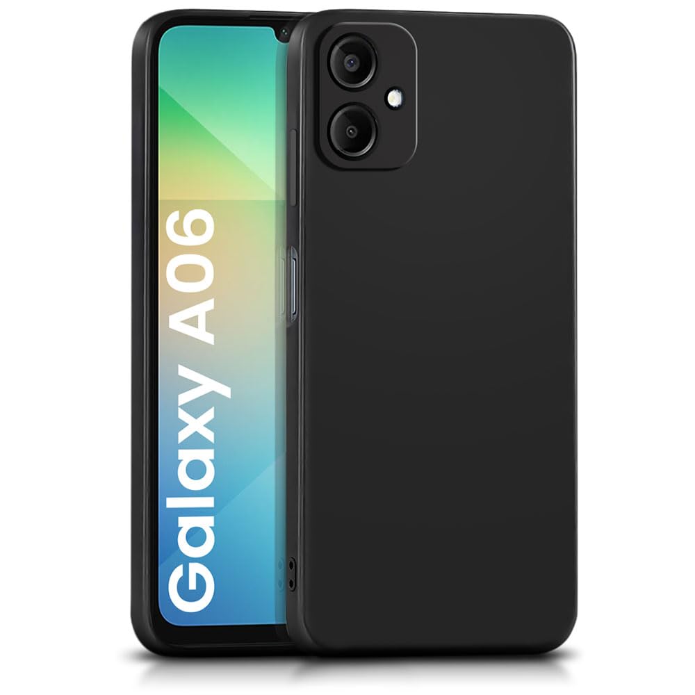 WOW IMAGINE Back Cover for Samsung Galaxy A06 | Ultra Slim Soft Rubberised Case | Inner Velvet Fabric Lining | Matte Silicone Flexible Mobile Case | Camera Protection - Black (B0DGG6Y3WW) Amazon Price History, Amazon Price Tracker