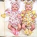 BABESIDE Lifelike Reborn Baby Dolls Twins - 20 - Inch Sweet Smile Realistic-Newborn Baby Dolls Soft Body Real Life Baby Doll Girl with Gift Box for Kids Age 3+ & Collection