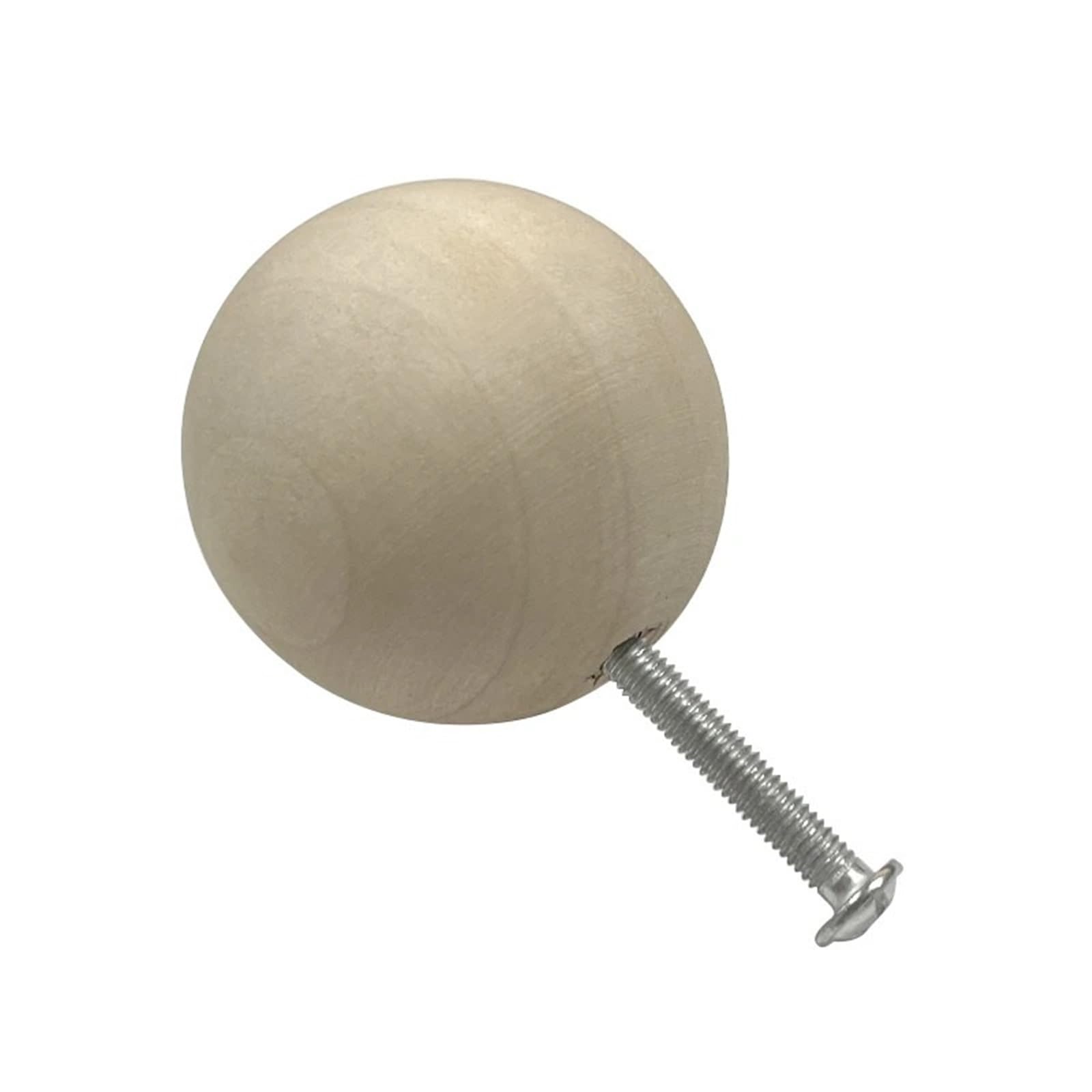 SNGUOQ 8pcs Unfinished Wood Knobs, Round Ball Cabinet Pulls,Wooden Hardware for Furniture Drawer Dresser Wardrobe Cupboard for Cabinet Drawer Shoes(30mm)